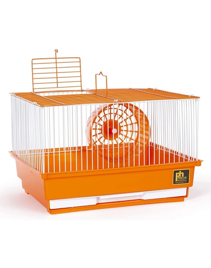 Prevue Pet Products Single-Story Hamster and Gerbil Cage - Orange