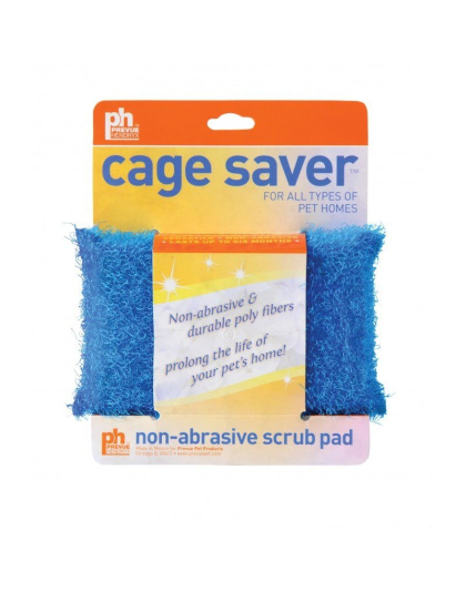 Prevue Cage Saver Non-Abrasive Scrub Pad - 1 Pack - (Assorted Colors)
