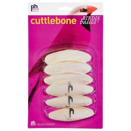 Prevue Cuttlebone Birdie Basics Small 4in. Long - 6 count