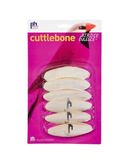 Prevue Cuttlebone Birdie Basics Small 4in. Long - 6 count