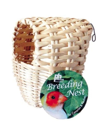 Prevue Parakeet All Natural Fiber Covered Bamboo Nest - 1 count