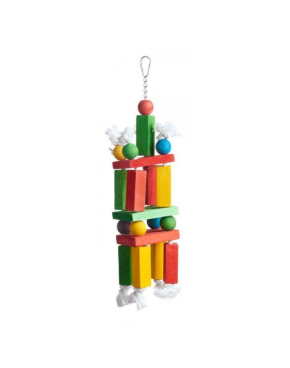Prevue Bodacious Bites Beacon Bird Toy - 1 Pack - (3.75in.L x 3.75in.W x 17.5in.H)