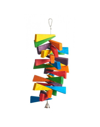 Prevue Bodacious Bites Slice of Life Bird Toy - 1 Pack - (6.5in.L x 6.5in.W x 16.5in.H)