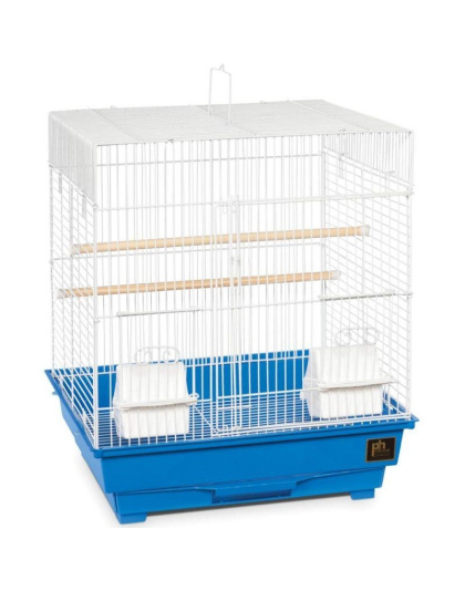 Prevue Square Top Bird Cage - Small - 1 Pack - (16in.L x 14in.W x 18in.H)