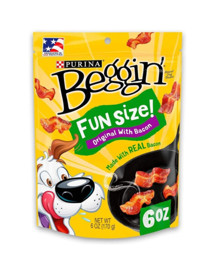 Purina Beggin' Strips Bacon Flavor Fun Size - 6 oz