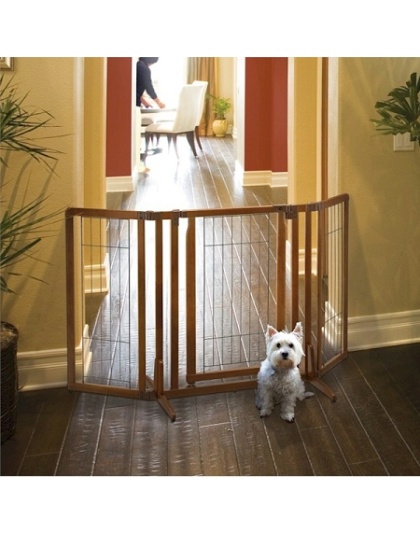 Premium Plus Freestanding Pet Gate with Door