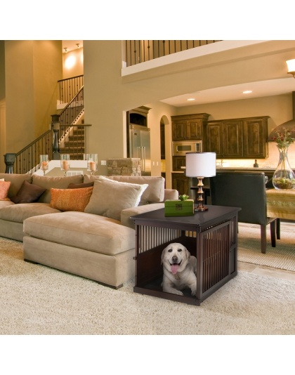 Richell End Table Dog Crate - Medium