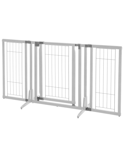 Richel Premium Plus Freestanding Pet Gate - Origami White