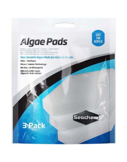 Seachem Non-Scratch Algae Pads for Glass and Acrylic 25mm Thick - 3 count
