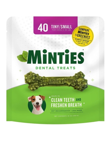 Sergeants Minties Dental Treats for Dogs Tiny Small - 40 count