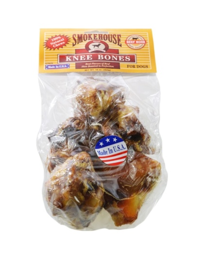 Smokehouse Knee Bone Natural Dog Treat  - 5 count