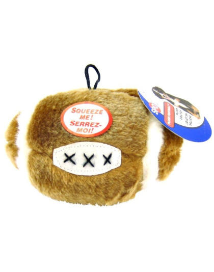 Spot Spotbites Plush Football Dog Toy - 4.5" Diameter