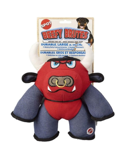 Spot Beefy Brutes Durable Dog Toy - Assorted Characters - 10" L