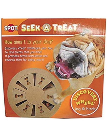 Spot Seek-A-Treat Discovery Wheel Interactive Dog Treat and Toy Puzzle - 1 count