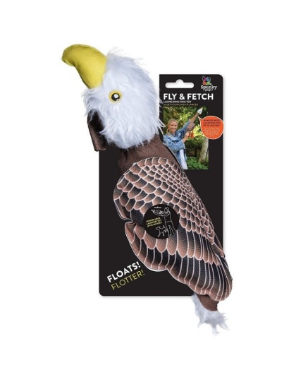 Spunky Pup Fly and Fetch Eagle Dog Toy - 1 count