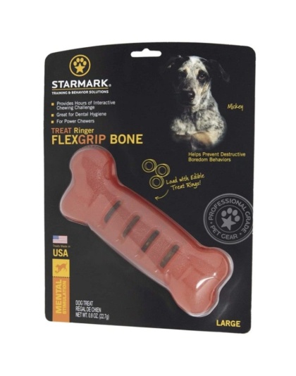 Starmark Flexigrip Ringer Bone Large - 1 count