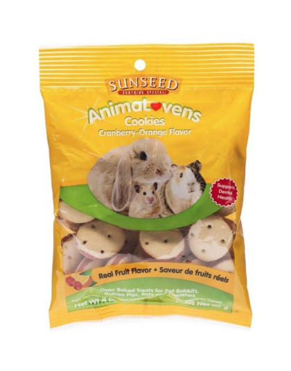 Sunseed AnimaLovens Cranberry Orange Cookies for Small Animals - 4 oz