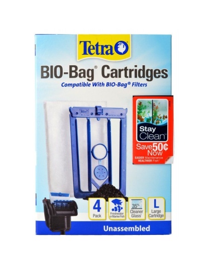 Tetra Bio-Bag Cartridges with StayClean - Large - 4 Count