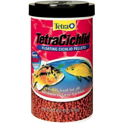 Tetra Pond TetraCichlid Floating Pellets - 6 oz