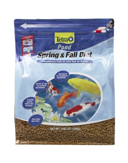 Tetra Pond Spring & Fall Diet Fish Food - 3 lbs