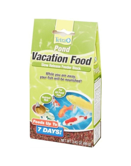 Tetra Pond Vacation Food - Slow Release Feeder Block - 3.45 oz