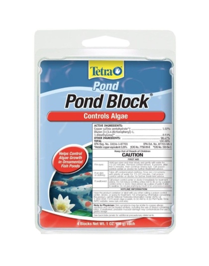 Tetra Pond Pond Block Algae Control Solution - 1 oz (4 Pack)