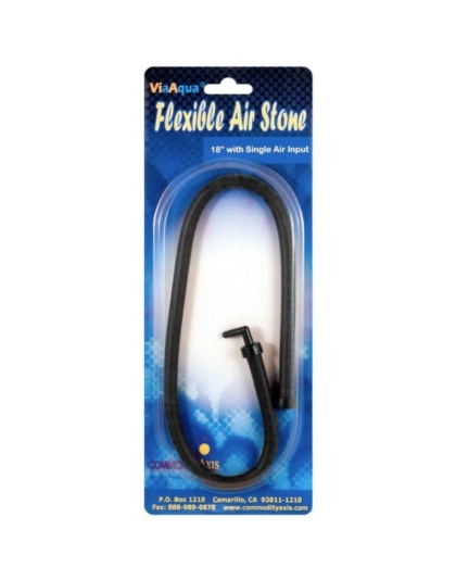 Via Aqua Flexible Single Input Air Stone 18" - 1 count