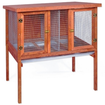 Heavy Duty Double Rabbit Hutch