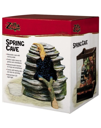 Zilla Spring Cave Reptile Decor - 1 Count