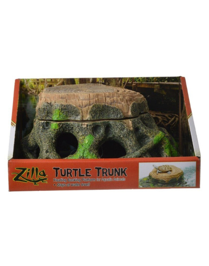 Zilla Freestanding Floating Basking Platform - Turtle Trunk - 1 Pack - (11.75"L x 9.5"W x 5.25"H)