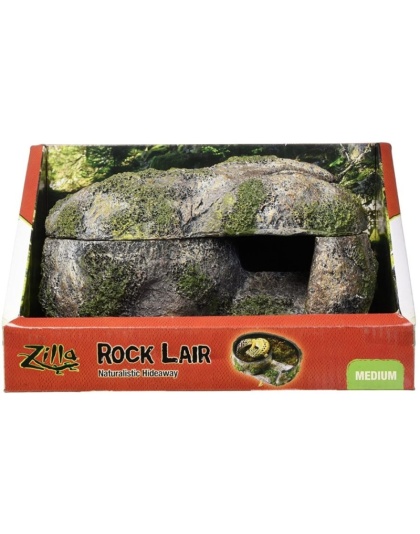 Zilla Rock Lair for Reptiles - Medium - (5.75"L x 8.5"W x 5.25"H)