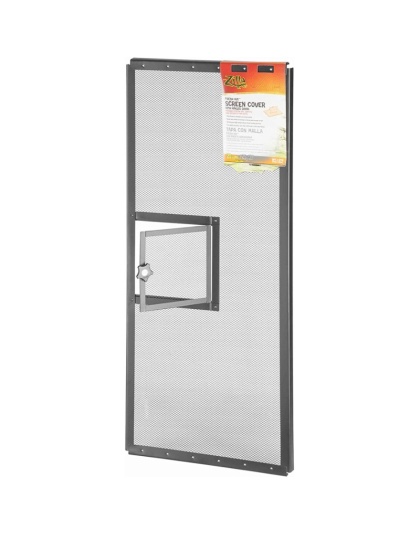 Zilla Fresh Air Screen Cover with Hinged Door 30" x 12" - 1 count