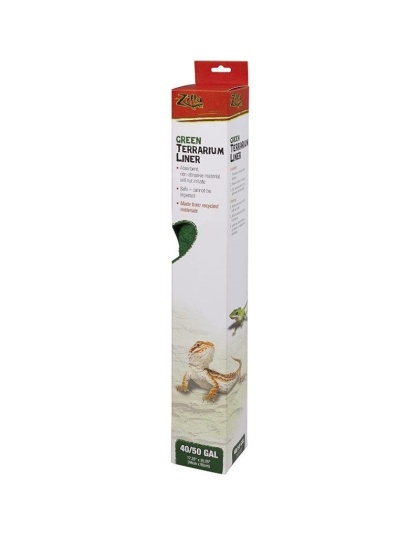 Zilla Green Terrarium Liner - 40/50 Gallon Tanks - (17.25"L x 35.25"W)
