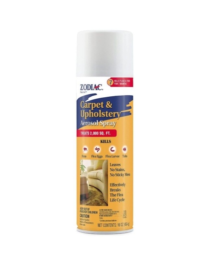 Zodiac Carpet & Upholstery Aerosol Flea Spray - 16 oz