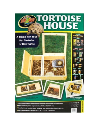 Zoo Med Tortoise House - 36"L x 24"W x 12"H