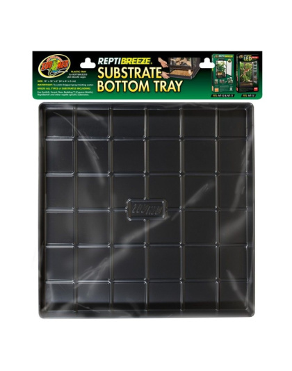 Zoo Med ReptiBreeze Substrate Bottom Tray - Tray for NT10, NT11 & NT15 - (16"L x 16"W x 2"H)