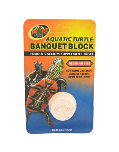 Zoo Med Aquatic Turtle Banquet Block - Regular (1 Pack)