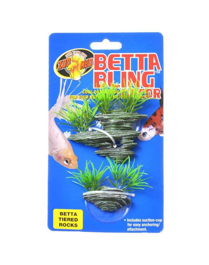 Zoo Med Betta Bling Tiered Rocks Decor - 1 Pack