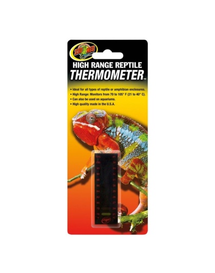 Zoo Med High Range Reptile Thermometer - 70-105 Degrees F