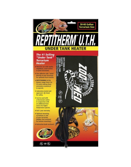 Zoo Med Repti Therm Under Tank Reptile Heater - 24 Watts - 18" Long x 8" Wide (50-60 Gallons)