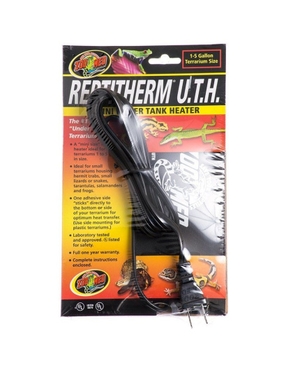 Zoo Med Repti Therm Under Tank Reptile Heater - 4 Watts - 5" Long x 4" Wide (up to 5 Gallons)