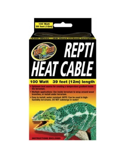 Zoo Med Repti Heat Cable - 100 watt (39'L)