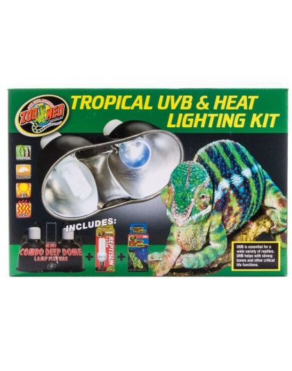 Zoo Med Tropical UVB & Heat Lighting Kit - Lighting Combo Pack