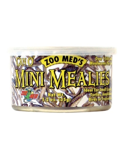 Zoo Med Can O Mini Mealies Pet Food - 1.2 oz