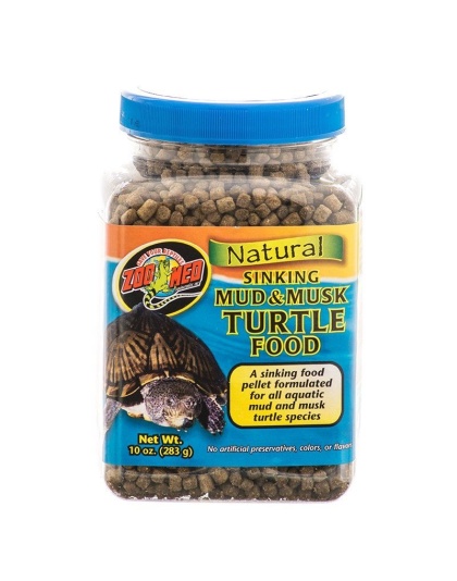 Zoo Med Natural Sinking Mud & Musk Turtle Food - 10 oz