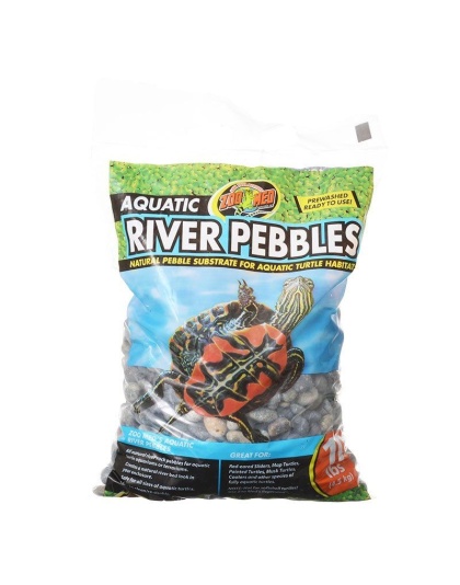 Zoo Med Aquatic River Pebbles - 10 lbs