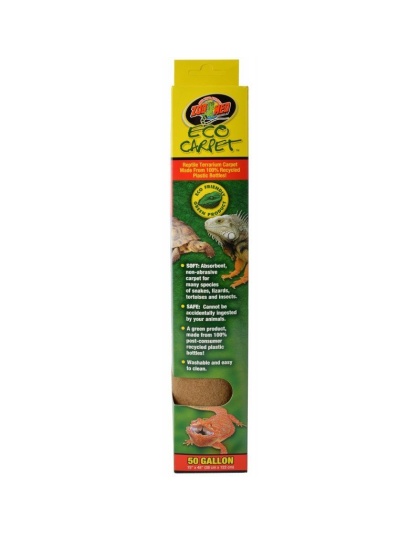 Zoo Med Eco Carpet Reptile Carpet - Tan - 50 Gallon (15" x 48")