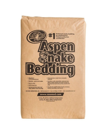 Zoo Med Aspen Snake Bedding - 7.5 Cu. Ft. Bale